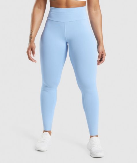 Women's Gymshark Speed Leggings Light Blue | NZ 3ZFVIM